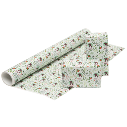 Custom Full Color Custom White Wrapping Paper 25' Roll 