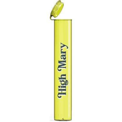 Custom Pre Roll Tubes - Yellow