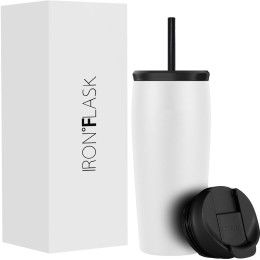 Custom Iron Flask Nomad Tumbler 20 oz - Winter White 