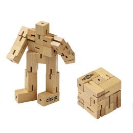 Custom Robo-Cube Puzzle Fidget Toy - Natural