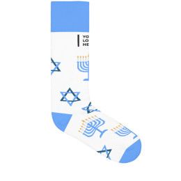 Custom Sock Club Hanukkah Flagship Cotton Crew 