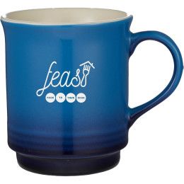 Custom Sonoma Gradient Mug 14oz - Blue Custom Sonoma Gradient Mug 14oz - Blue