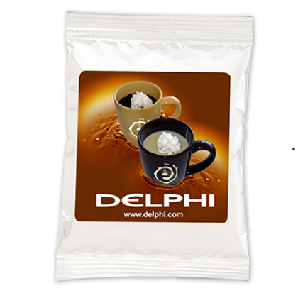 White Promo Hot Chocolate Mix Packet 