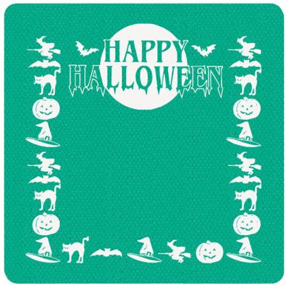 Custom Happy Halloween Jumbo Square Jar Opener - Green