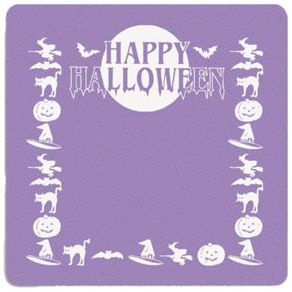 Custom Happy Halloween Jumbo Square Jar Opener - Purple
