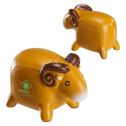 Custom Ram Stress Reliever - Brown