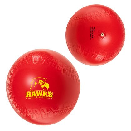 Custom Baseball 4" Vinyl Sports Ball - Red 