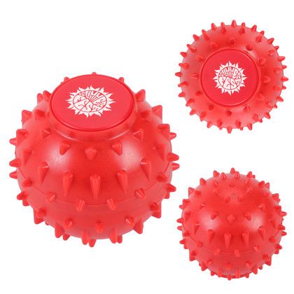 Custom Spike Massage Ball - Red 