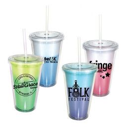 Mood 16 oz. Victory Acrylic Tumbler- Straw Lid