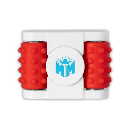 Custom Recycled ABS Fidget Spinning Sensory Roller Toy - Red