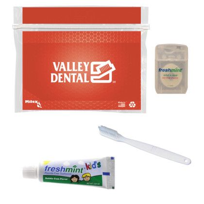 Custom Kids Dental Kit - Orange Front