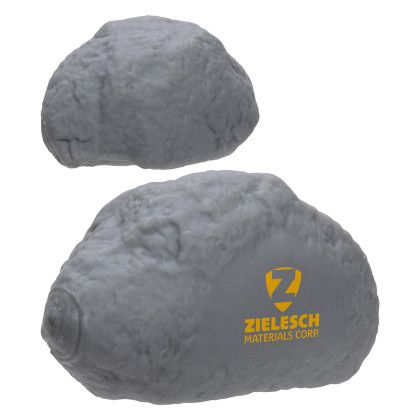 Custom Tuff Rock Stress Reliever - Gray Side View 