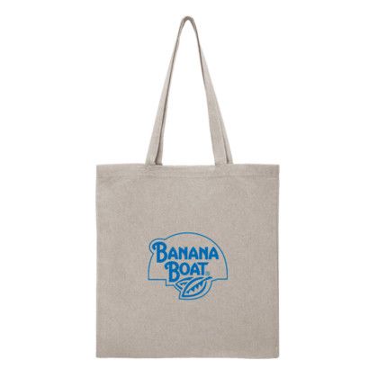 Custom All Purpose Recycled Cotton Tote - Warm Gray Custom All Purpose Recycled Cotton Tote - Warm Gray