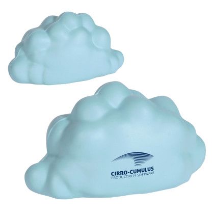 Custom Cloud Stress Reliever - Light Blue 