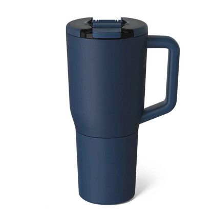 Custom BruMate Müv 35 oz Mug - Navy Back View Custom BruMate Müv 35 oz Mug - Navy Back View