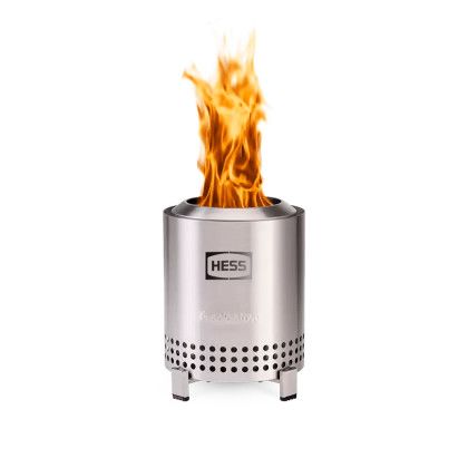 Custom Solo Stove Mesa Tabletop Smokeless Fire Pit - Silver Custom Solo Stove Mesa Tabletop Smokeless Fire Pit - Silver