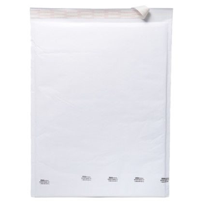 Custom Full Color White Paper Bubble Mailer - 14.25" X 18.75" - Back View Custom Full Color White Paper Bubble Mailer - 14.25" X 18.75" - Back View
