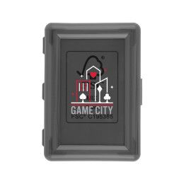 Custom Playing Cards In Recycled Case - Black Custom Playing Cards In Recycled Case - Black