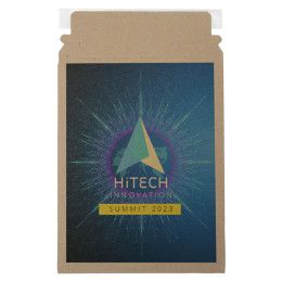 Custom Full Color StayFlat Natural Paper Mailers - 9" x 11.5" 