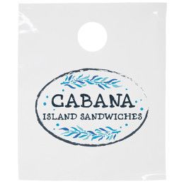 Custom Digital Full Color White Plastic DoorKnob Bag - 7.5" x 9" Custom Digital Full Color White Plastic DoorKnob Bag - 7.5" x 9"