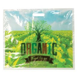 Custom Digital Full Color 2-Sided Clear Plastic Bag - 18" x 15" Custom Digital Full Color 2-Sided Clear Plastic Bag - 18" x 15"