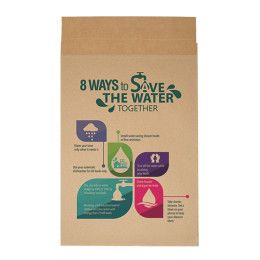 Custom Full Color Eco-Natural Paper Flat Mailer - 10.5" x 16"