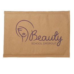 Custom One Color Natural Paper Bubble Mailer - 7.25" x 12"