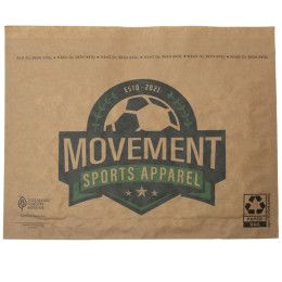 Custom Full Color Cushioned Natural Paper Mailer - 14" x 9"