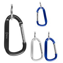 Custom 6mm Carabiner With Split Ring - All Color