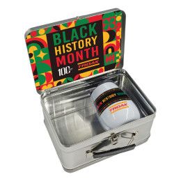 Custom Retro Lunchbox + Single 10 oz. Stemless Wine Glass in Vacuum Insert - Black History Custom Retro Lunchbox + Single 10 oz. Stemless Wine Glass in Vacuum Insert - Black History