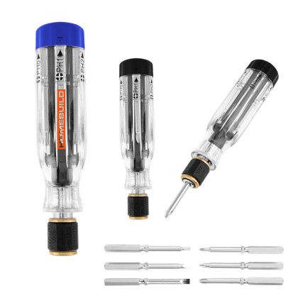 Custom 6-In-1 Quick Release Screwdriver - All Colors 
