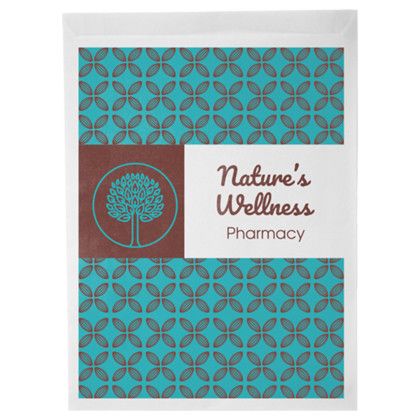 Custom Digital Full Color Flat 2-Sided Merchant Paper Bags - 8.5" x 11"