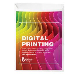 Custom Digital Full Color 2-Sided Merchant Paper Bag - 7.5" x 10"