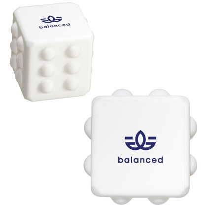 Custom Push Pop Cube - White 
