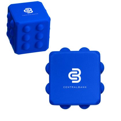 Custom Push Pop Cube - Blue