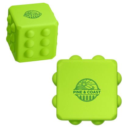 Custom Push Pop Cube - Green 