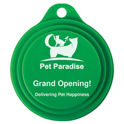 Custom Pet Canned Food Lid - Green 