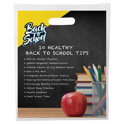 Custom Digital Full Color 1-Sided Merchant Paper Bags - 12" x 15" x 2.5" - Design 2