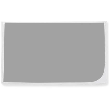 Custom Premium 7" x 7" Spot Color Microfiber Cloth, in Clear Vinyl Pouch - Gray Custom Premium 7" x 7" Spot Color Microfiber Cloth, in Clear Vinyl Pouch - Gray