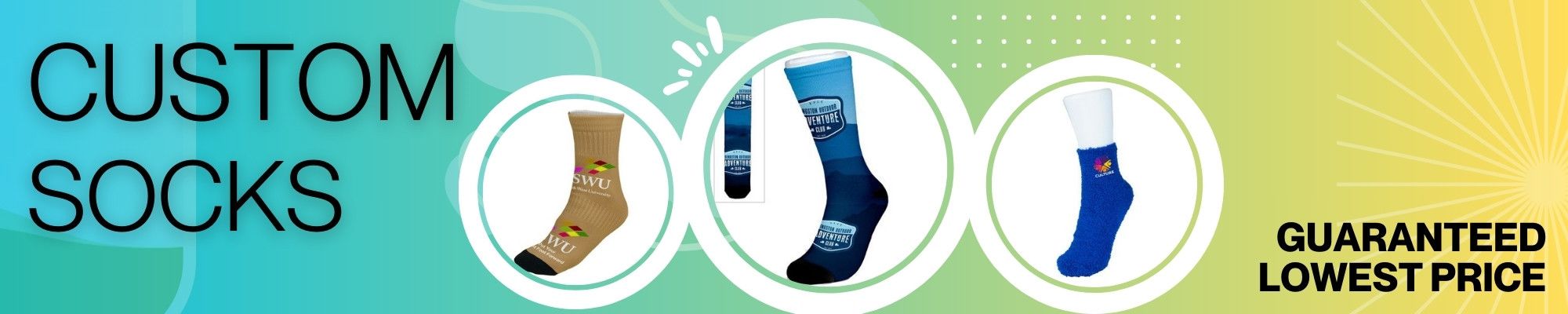 Custom Socks with Your Logo at the Lowest Prices