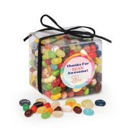 Custom Acetate Cube with Jelly Belly Jelly Beans Custom Acetate Cube with Jelly Belly Jelly Beans