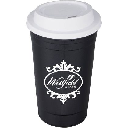 Custom Traveler 16 oz Travel Cup with Sip-Through Lid Custom Traveler 16 oz Travel Cup with Sip-Through Lid