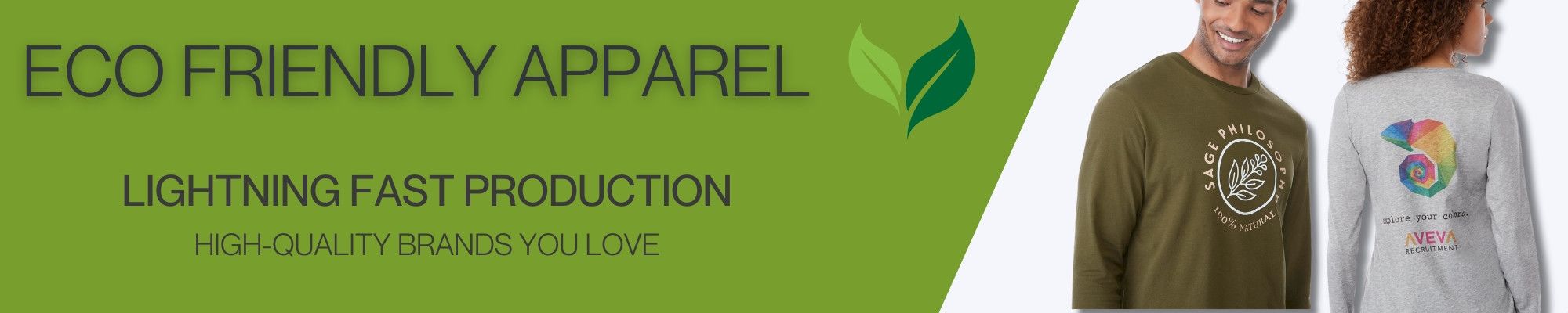 Custom Printed Eco-Friendly Apparel
