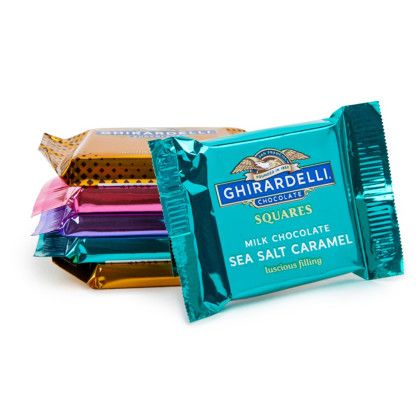Custom Mug Drop with Ghirardelli Chocolate Squares - Chocolates View 