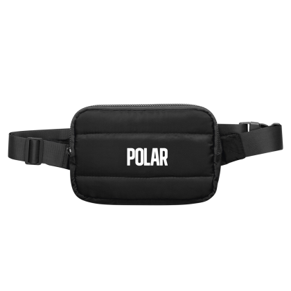 Custom Puffer Belt Bag - Black