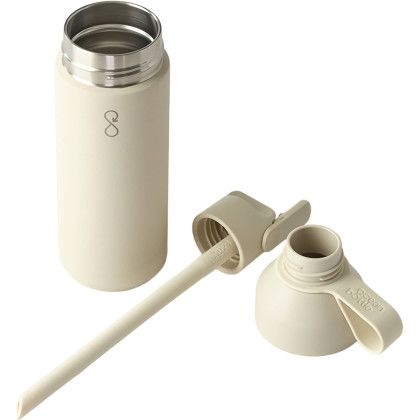 Custom Ocean Bottle GO 17 oz - Sand Open View Custom Ocean Bottle GO 17 oz - Sand Open View