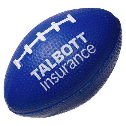 Custom Football Slo-Release Serenity Squishy - Blue Custom Football Slo-Release Serenity Squishy - Blue
