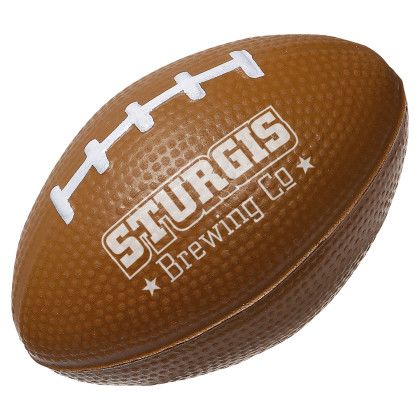 Custom Football Slo-Release Serenity Squishy - Brown Custom Football Slo-Release Serenity Squishy - Brown
