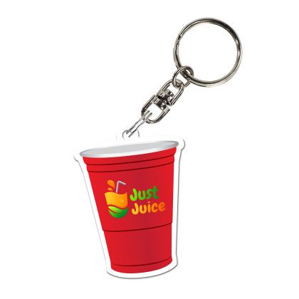 Custom Red Party Cup Keychain Custom Red Party Cup Keychain