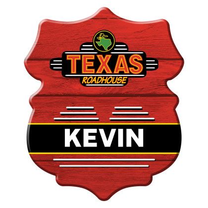 Custom Shield Name Badge - 2.1" x 1.8" Custom Shield Name Badge - 2.1" x 1.8"